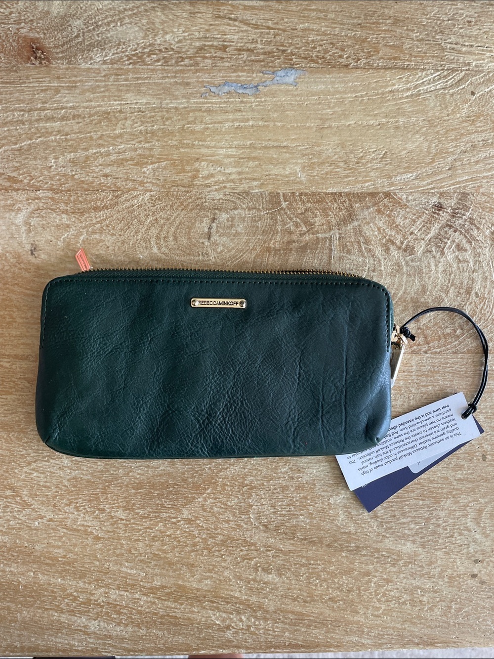 NWT Rebecca Minkoff Pricilla Pouch Wallet. Hunter Green.